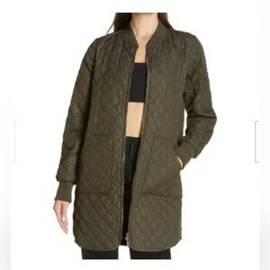 Zella Quilted long jacket
